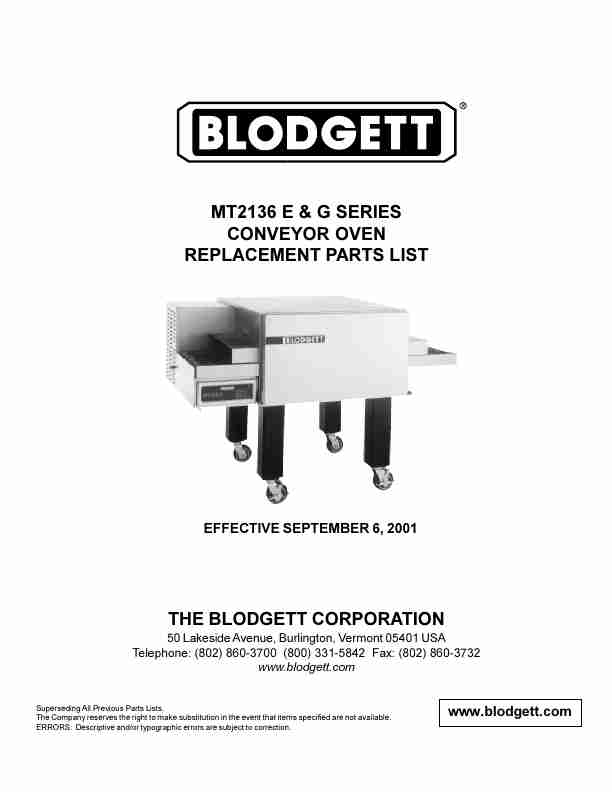 Blodgett Convection Oven MT2136 G-page_pdf